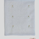 Coperta Neonato PEPECE' 2480 Celeste 2480 CONIGLI PEPECE' 