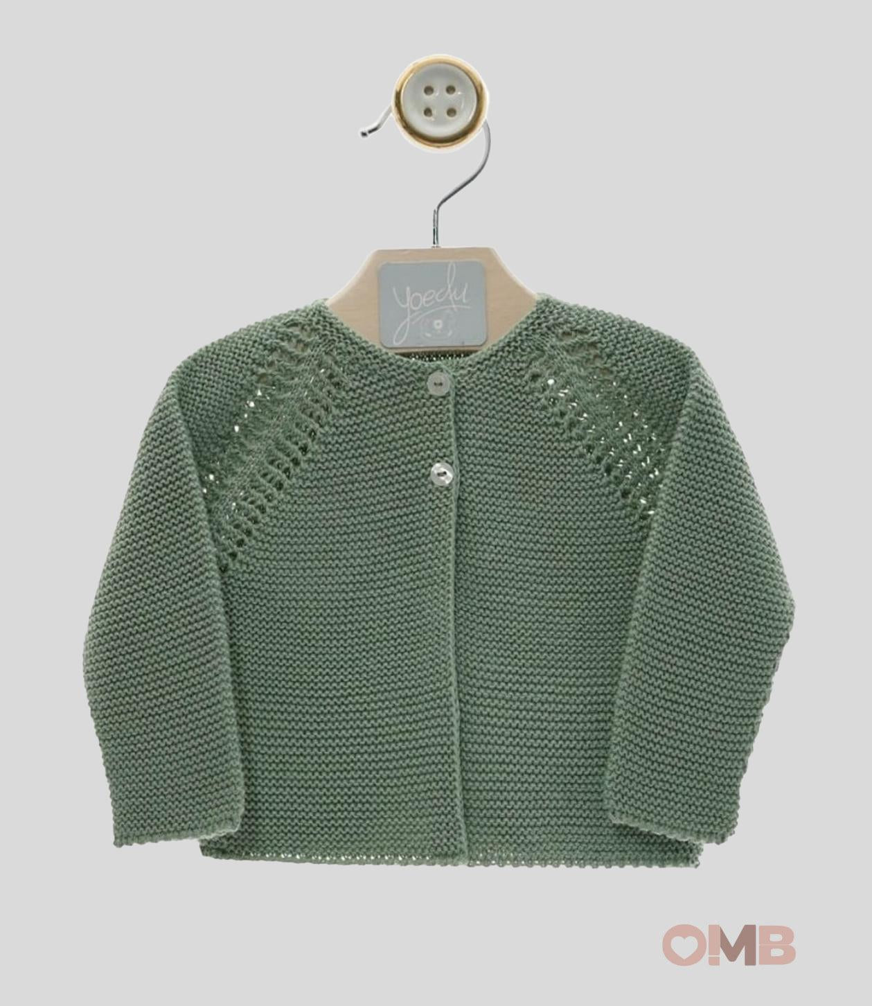 Cardigan YOEDU neonata 9003 verde 9003 VERDE YOEDU 