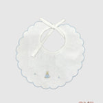 Bavaglino Neonato PEPECE' 305 Bianco<BR/> 305 CIELO PEPECE' 