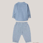 Completo neonato 1+IN THE FAMILY ARTASINEU Blu ARTA-SINEU DENIMRIGA 1+INTHEFAMILY 