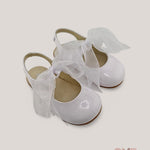 Ballerine bambina PANYNO B3408A Bianche<BR/> B3408A CHAROL BLANCO PANYNO 