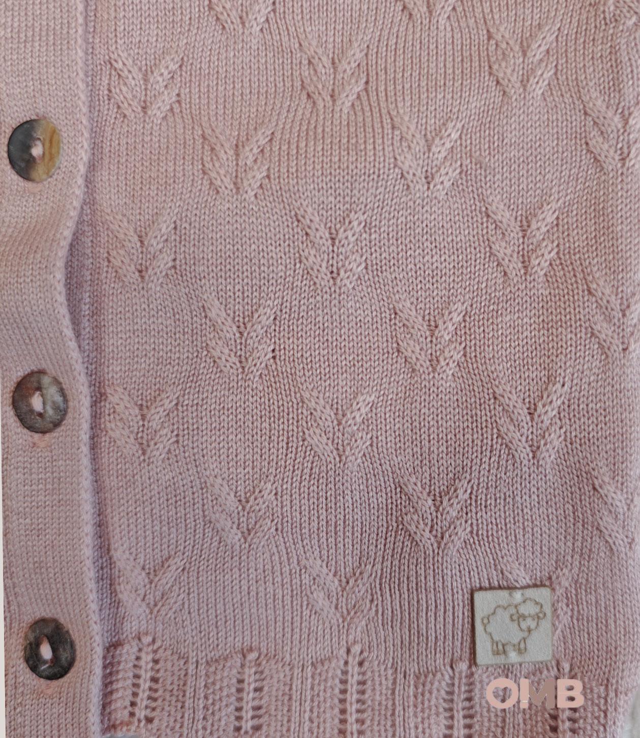 Cardigan neonata MAGLIFICIO VERONA 045559 Rosa 045559 ROSA MAGLIFICIO VERONA 