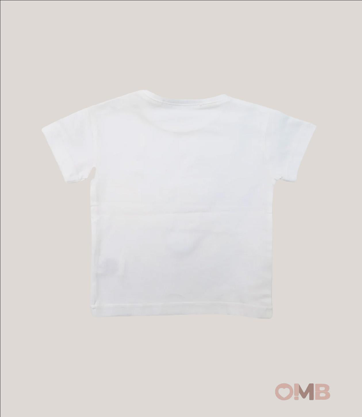 T-shirt bambino AL AGUA PATOS V2682 Bianca V2682 BIANCO AL AGUA PATOS 