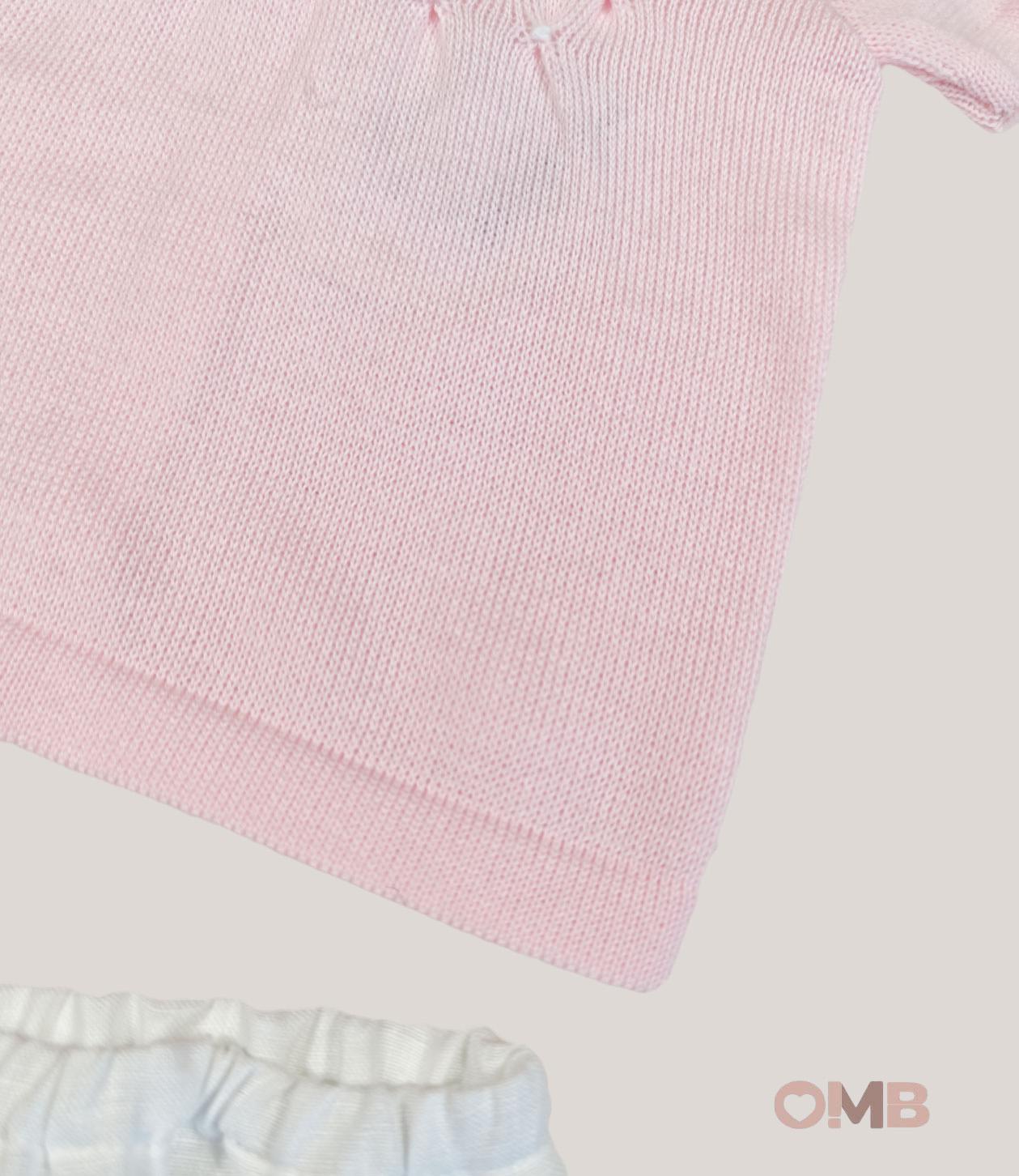 Completo BABY LORD neonata 585 Rosa 585 ROSA-BIANCO BABY LORD 