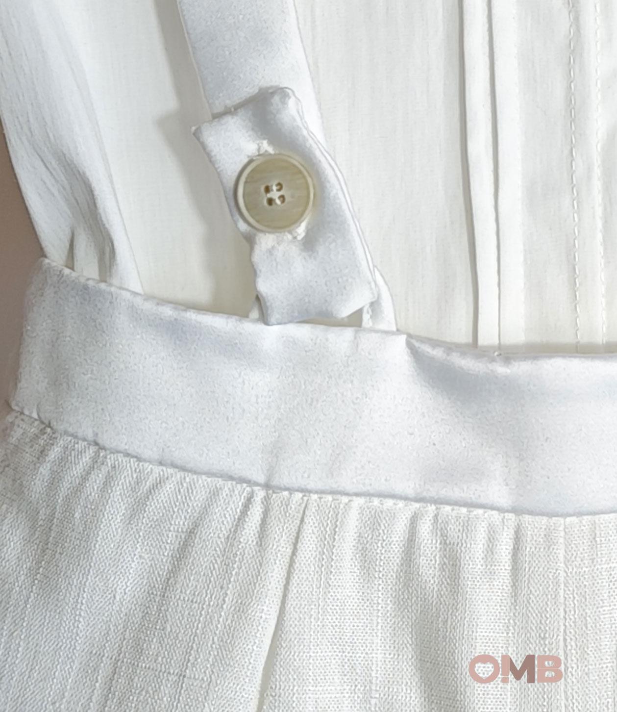 Completo neonato BABY A. B3417 Bianco<BR/> B3417 BIANCO BABY A. 