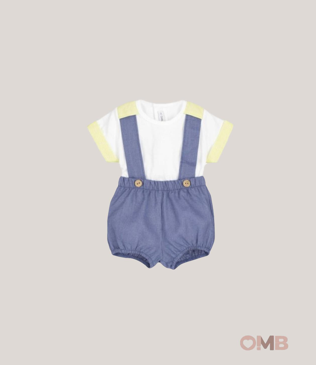 Completo CALAMARO BABY neonato 11343 Azzurro 11343 AZZURRO CALAMARO BABY 