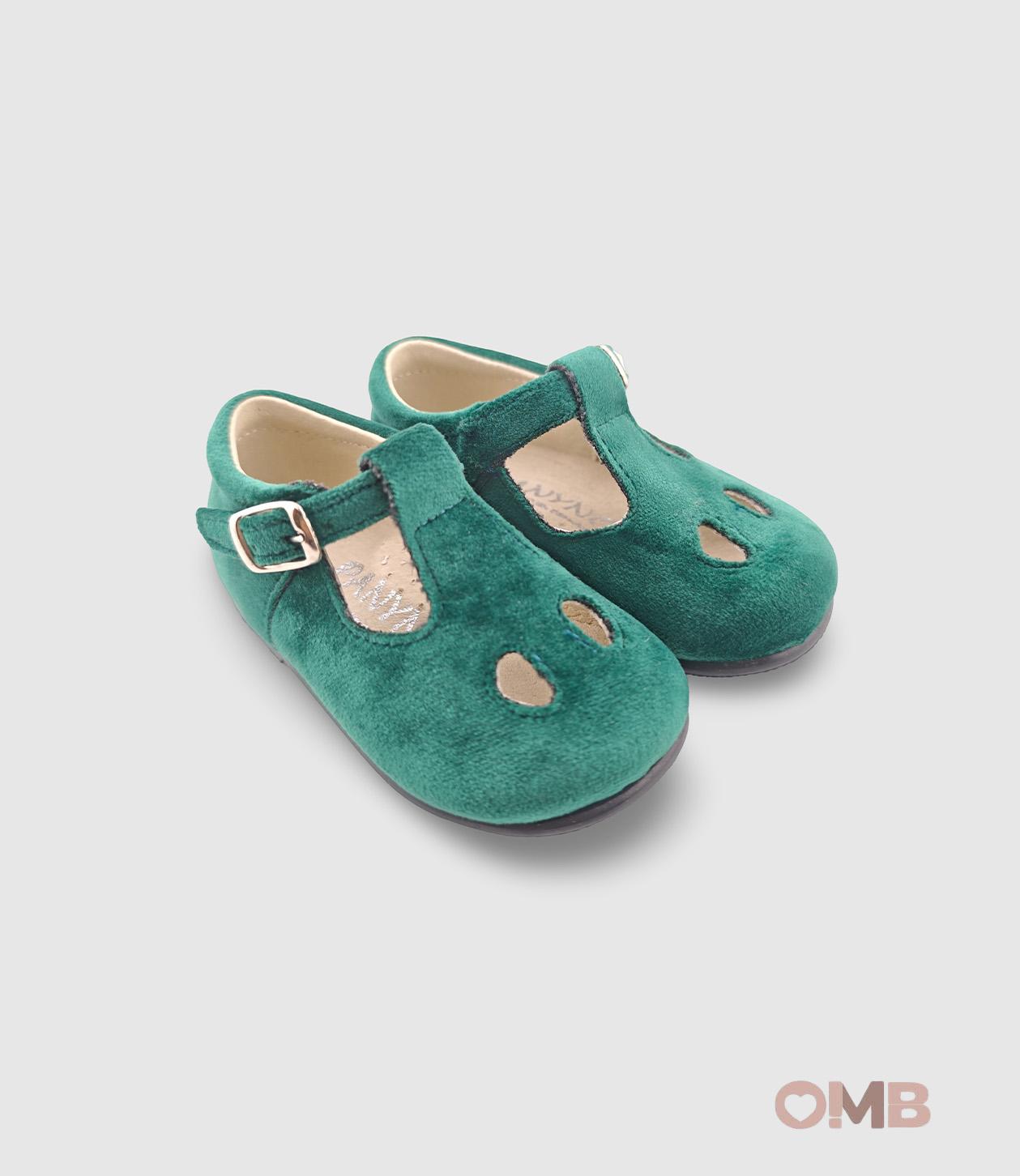 Scarpe Occhielli PANYNO bambina B2401 Verde B2401 VERDE PANYNO 