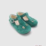 Scarpe Occhielli PANYNO bambina B2401 Verde B2401 VERDE PANYNO 