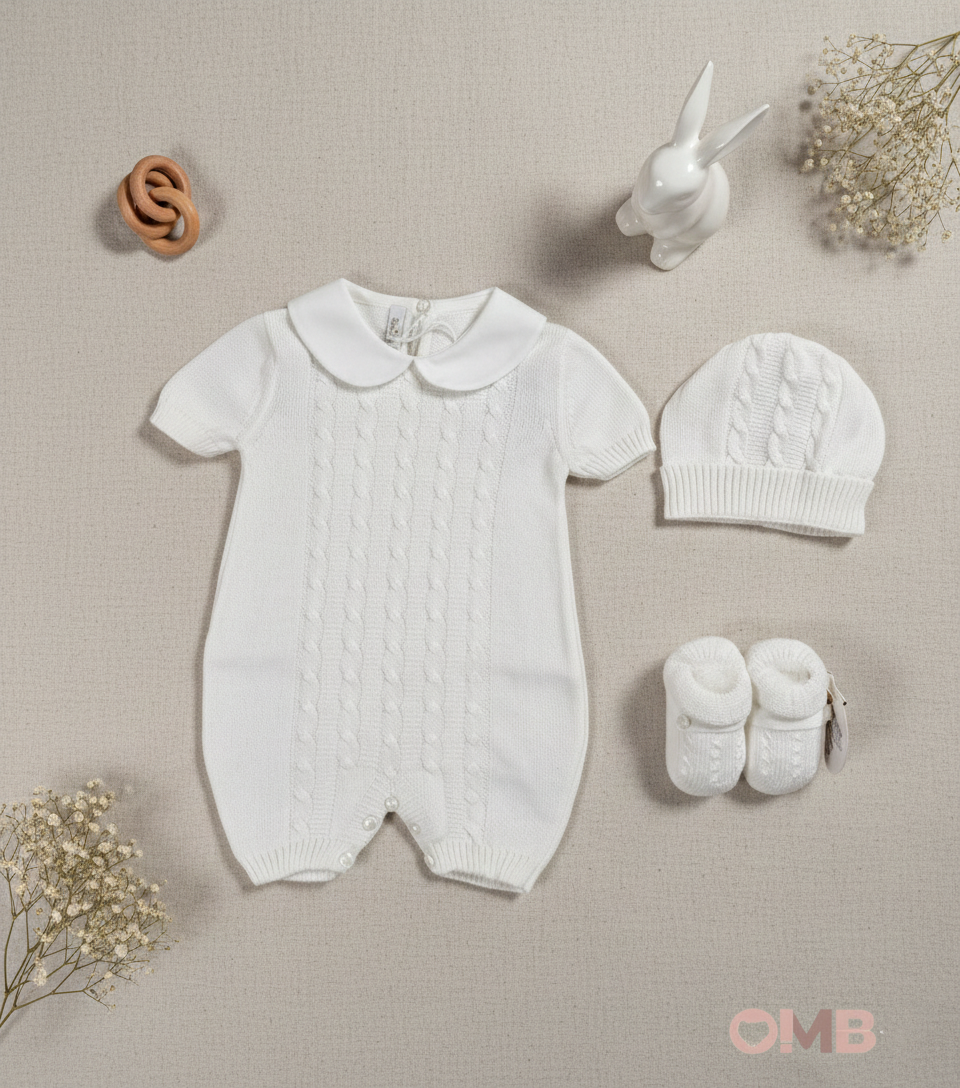 Set nascita BABY LORD neonato 353-654-756 Bianco 353-654-756 BIANCO BABY LORD 