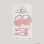 Codini neonata SIENA 7189 Rosa mollette cuore 7189 ROSA SIENA 