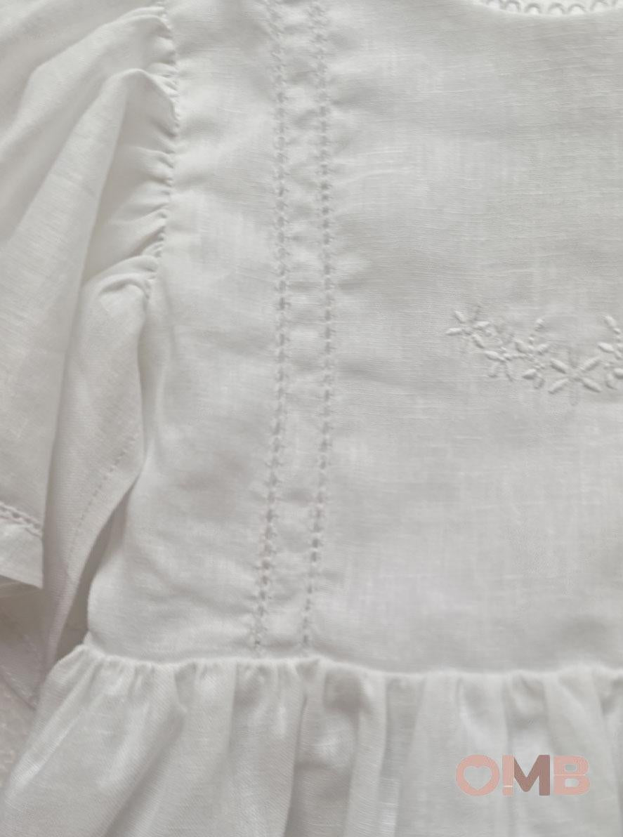 Abito neonata COCCODE C63252 Bianco<BR/> C63252 BIANCO COCCODE 