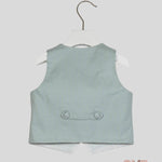 Gilet neonato Ambaraba 39073 verde salvia 39073 VERDE AMBARABA' 