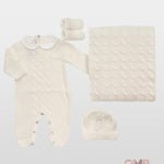 Cappello Neonato Baby Lord 643 panna 643 BIANCO BABY LORD 