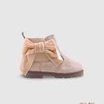 Stivale PANYNO bambina B3127 Beige<BR/> B3127 PIEL SERRAJE PUNTINI VISION PANYNO 