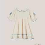 Abito EMILE ET IDA bambina AD074 Crema AD074 CREMA EMILE ET IDA 