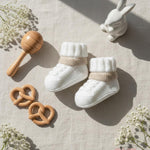 Babbucce PRIMODI BEBE neonato 3604 10 Bianco 3604.10 BIANCO-SABBIA PRIMODI BEBE 