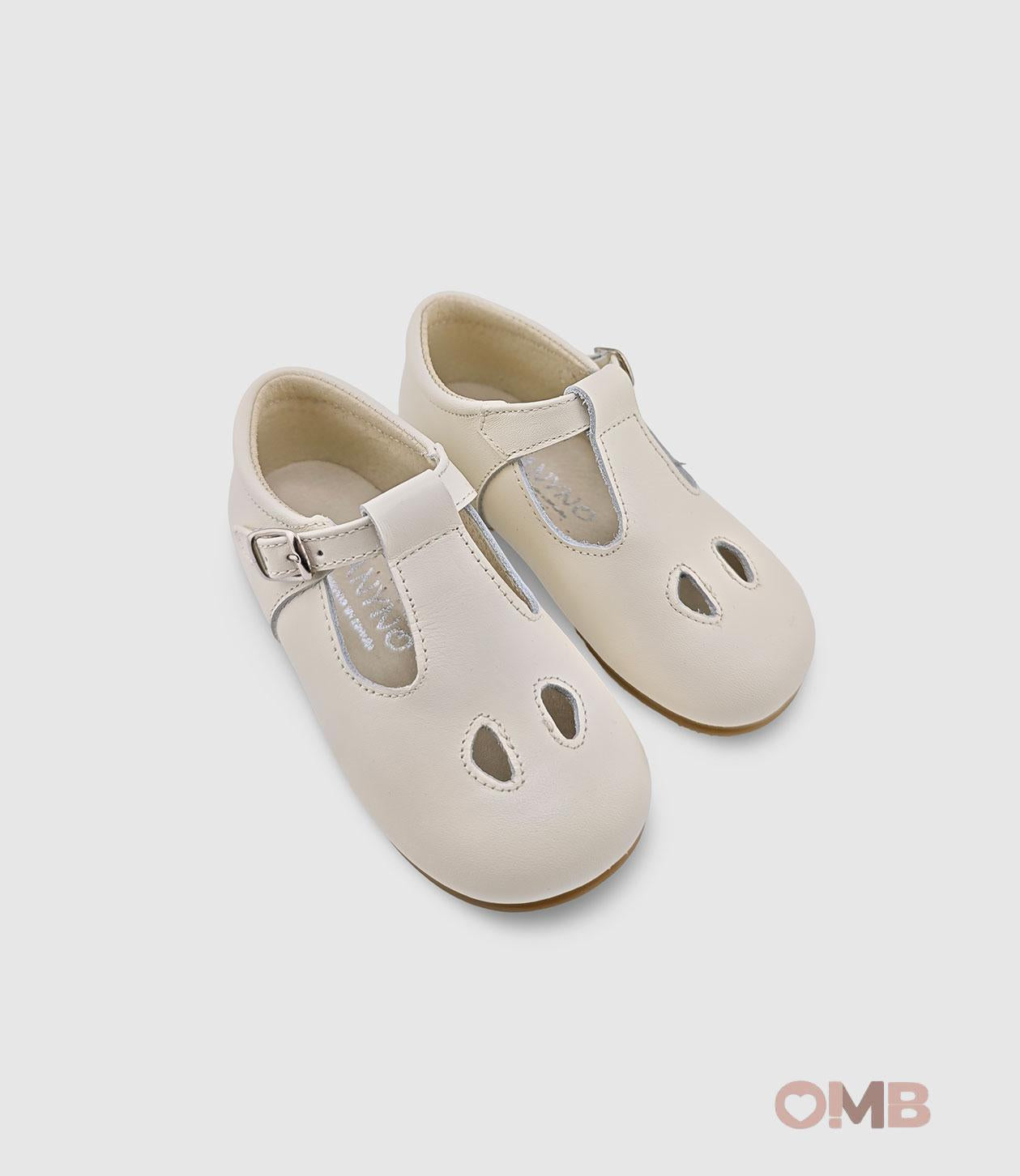 Occhielli PANYNO bambina B2401 vaniglia B2401 PIEL SETA VANILLA PANYNO 