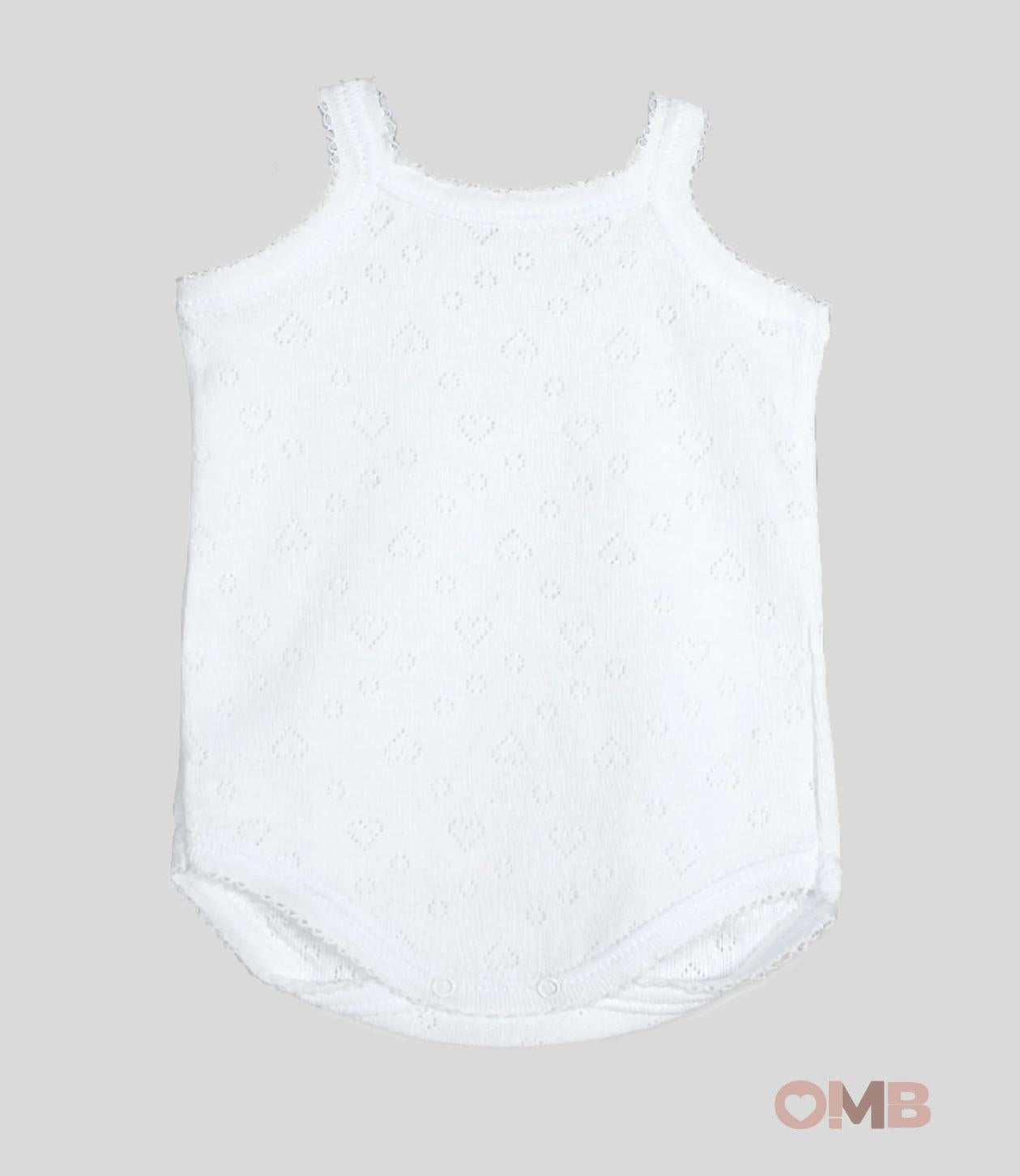 Body Neonata Calamaro Baby 01688 bianco 01688 BIANCO CALAMARO BABY 