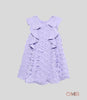 Abito bambina Abel&Lula 5042 Lilla fiori giromanica