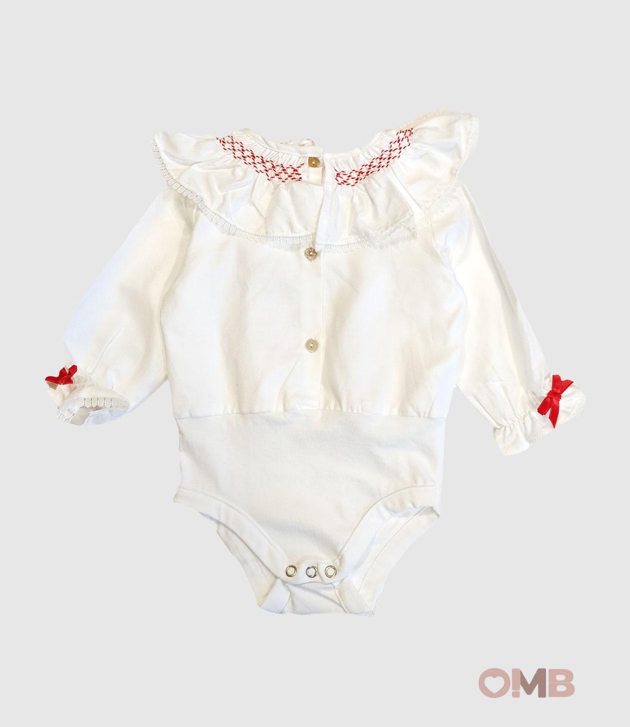 Camicia ARC EN CIEL neonata 1136 Bianco 1136 BCO-ROSSO ARC EN CIEL 