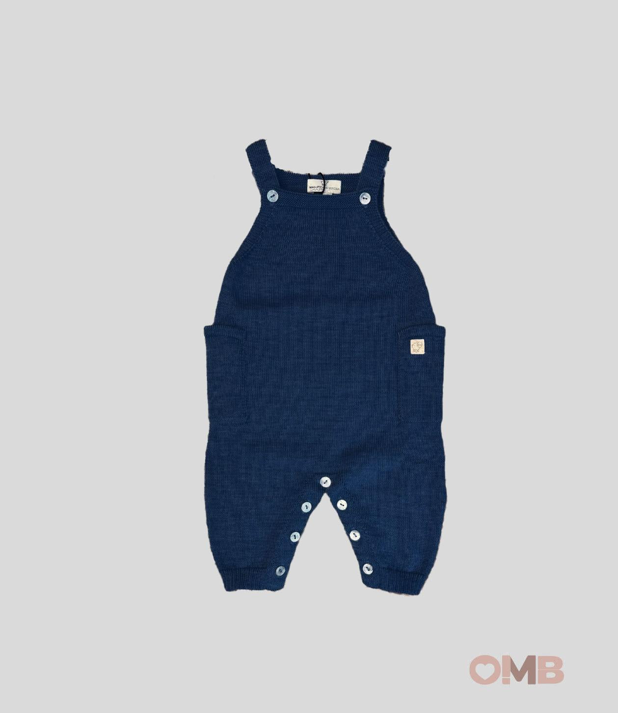 Salopette Maglificio di Verona neonato 45411 Blu 45411 BLU MAGLIFICIO VERONA 