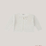Cardigan neonata 1+IN THE FAMILY FONTANILLES Panna FONTANILLES PANNA 1+INTHEFAMILY 