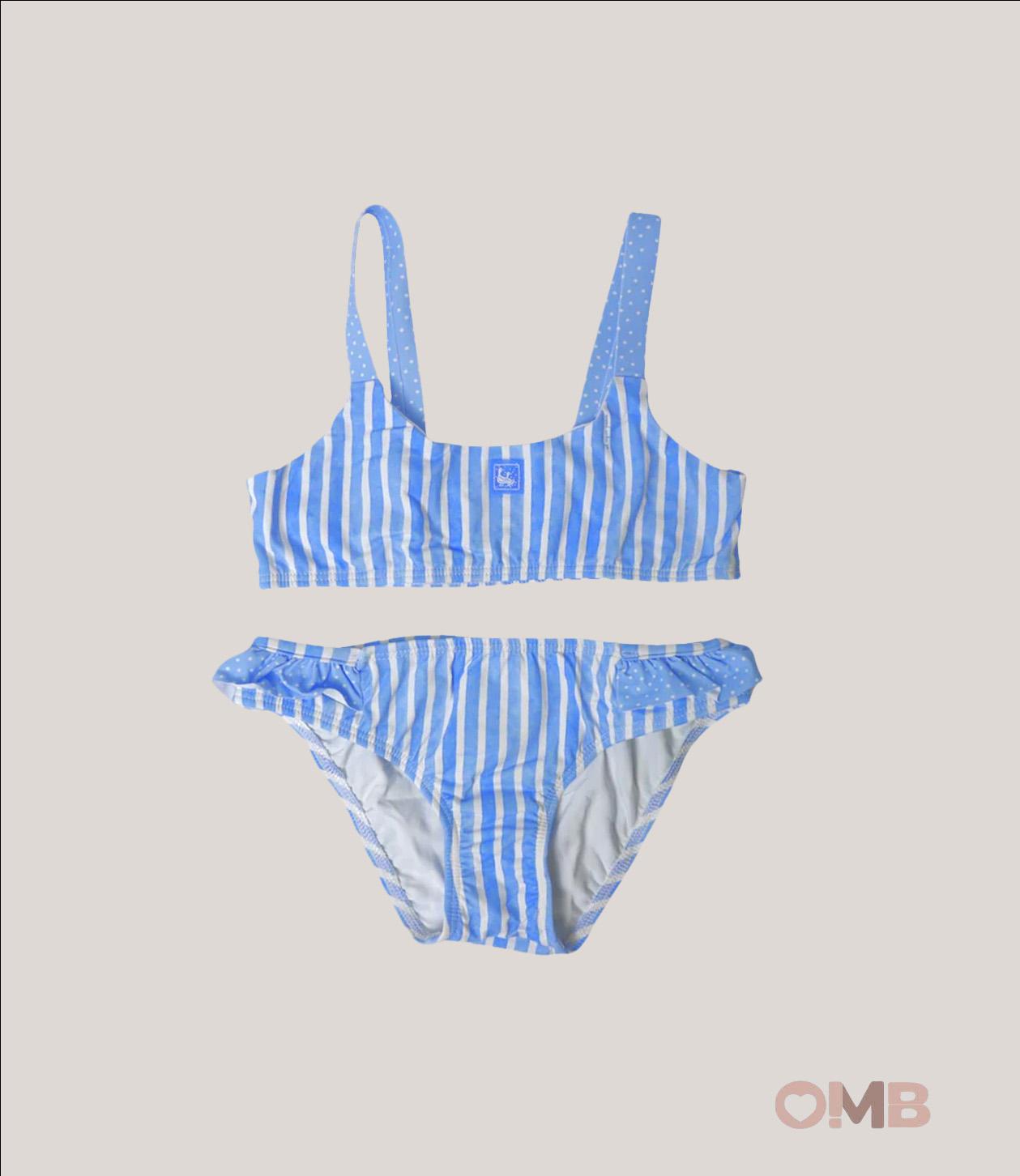 Bikini bambina AL AGUA PATOS V2640 Cielo V2640 RAYAS AL AGUA PATOS 