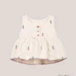 Blusa neonata PLAY UP 2AS11150 Panna<BR/> 2AS11150 PANNA PLAY UP 