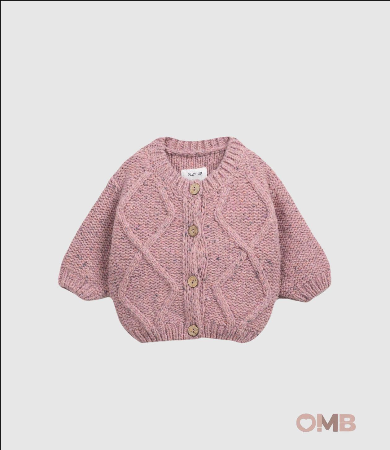 Cardigan Play Up neonata 2AR11402 Rosa 2AR11402 ROSA PLAY UP 