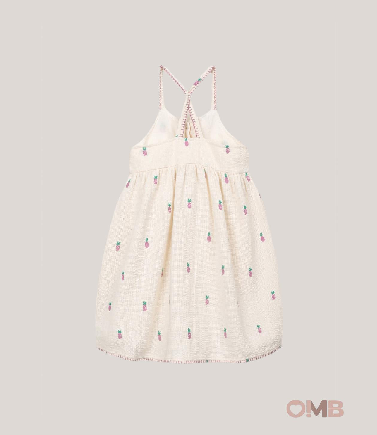 Abito bambina PLAY UP 4AS11452 Panna 4AS11452 ANANAS PLAY UP 