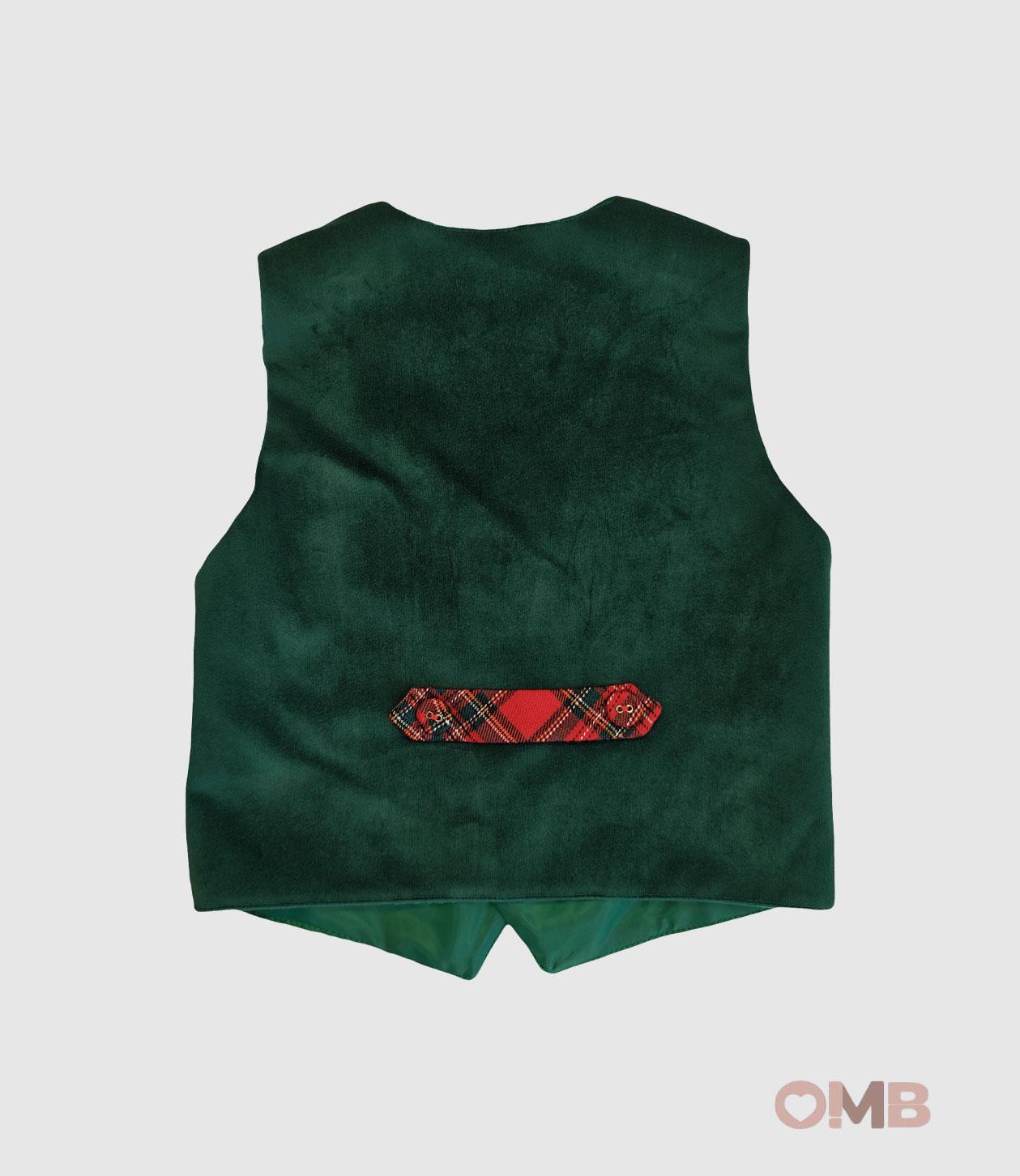 Gilet AMBARABA' neonato FM36076 Rosso FM36076. QUADRI AMBARABA' 