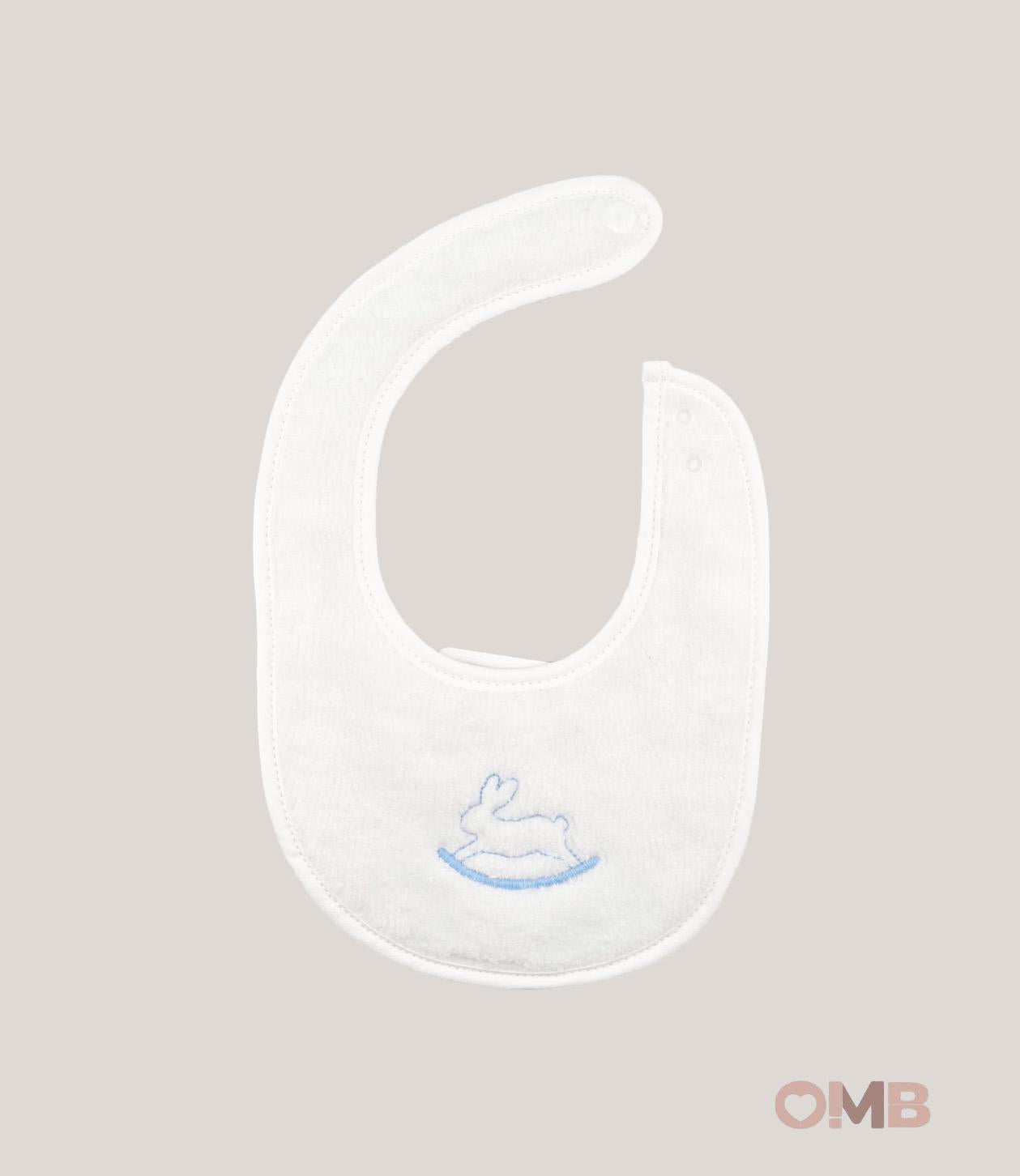 Bavaglino neonato COCCODE C63601 Bianco C63601 CONIGLI COCCODE 