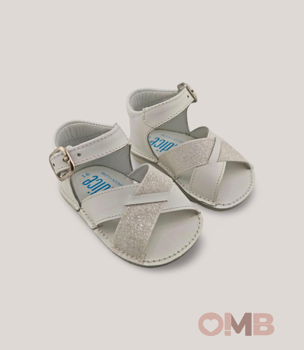 Sandali Indice Neonata 364 bianchi <BR/> 364 BIANCO INDICE 
