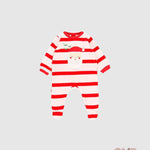 Tutina BOBOLI neonato 90B104 Rosso<BR/> 90B104 RIGHE BOBOLI 