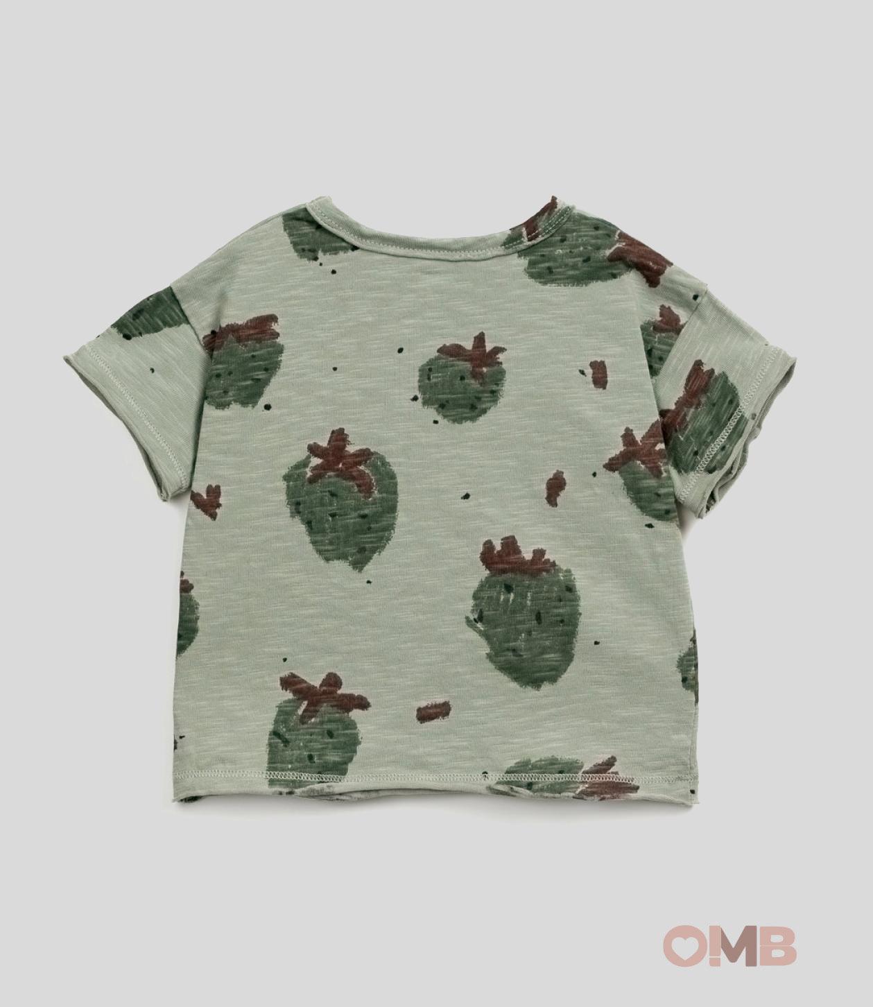 T-shirt neonato Play Up 11053 verde 11053 VERDE PLAY UP 