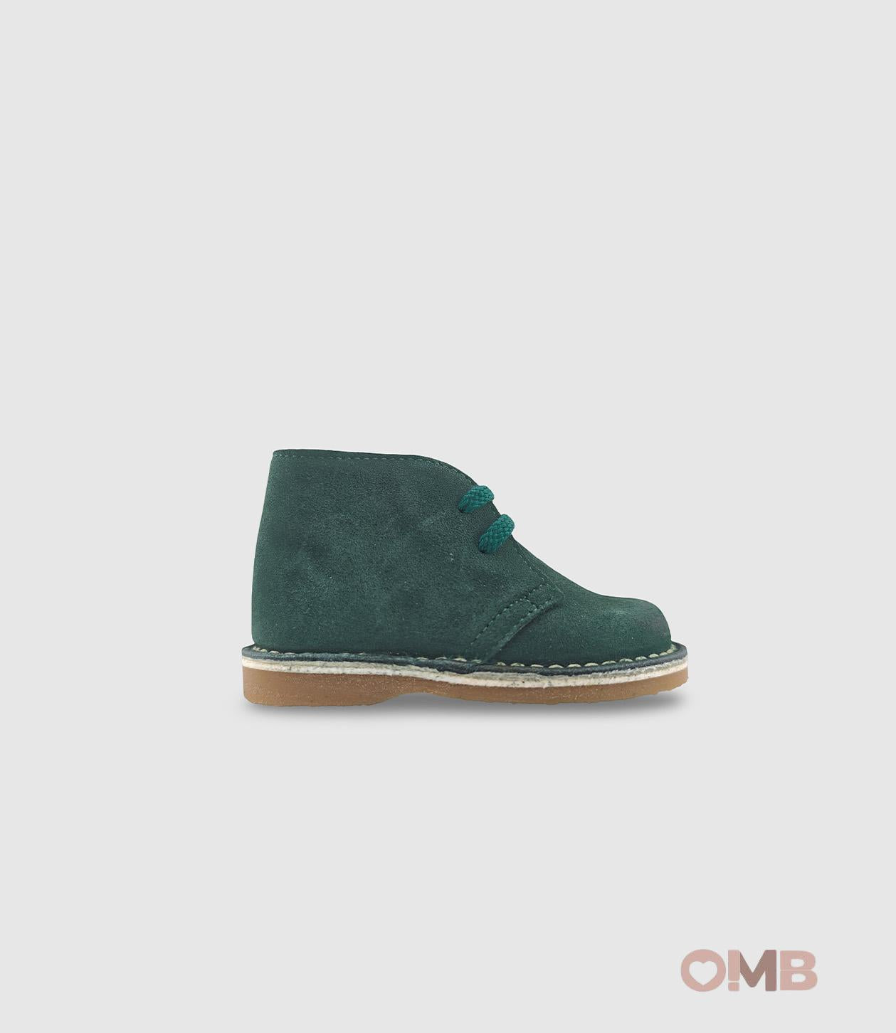 Polacchina PANYNO bambina B3533 Verde B3533 PIEL SERRAJE VERDE BOTELLA PANYNO 