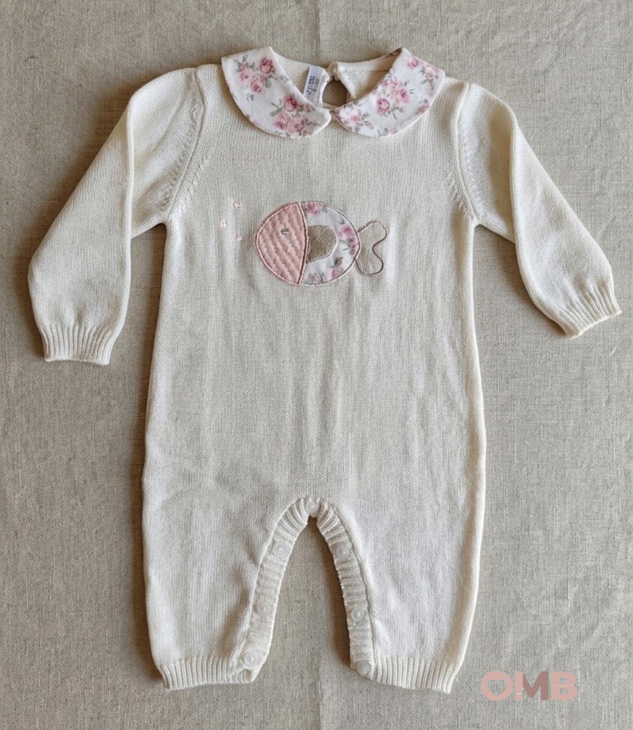 Tutina neonata BABY LORD 398 Bianca 398 ROSA BABY LORD 