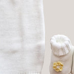 Set nascita neonata PRIMODI BEBE 36055CAPBAB Bianco 3605.5+CAP+BAB BIANCO/GIALLO PRIMODI BEBE 