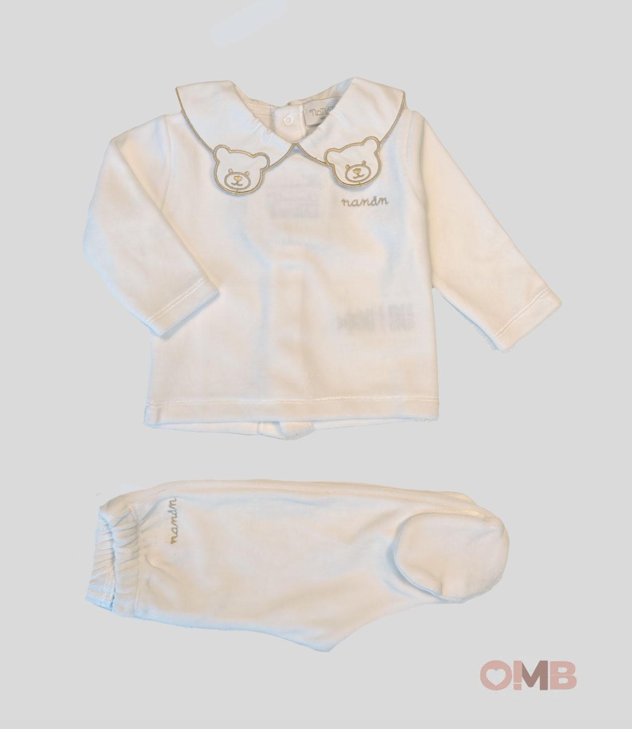 Tutina Neonato NANAN 057 Bianco<BR/> 057 BIANCO NANAN 