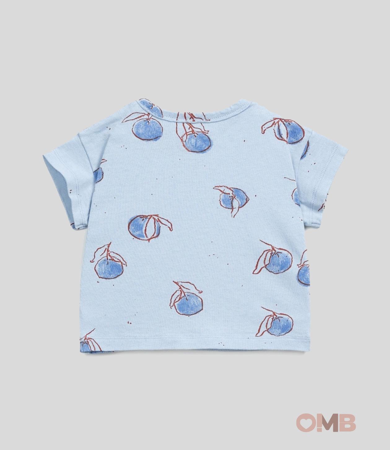 T-shirt neonato Play Up 11054 azzurra 11054 AZZURRO PLAY UP 