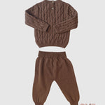 Completo Maglificio Verona neonato 45490 Marrone 45490 MARRONE MAGLIFICIO VERONA 