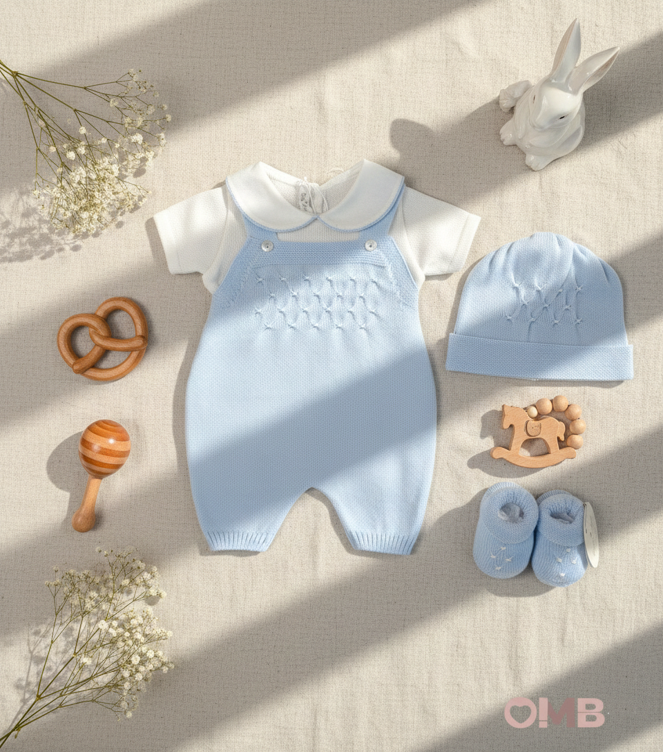 Set nascita BABY LORD neonato 398 765 686 Cielo 398-765-686 CIELO-BIANCO BABY LORD 