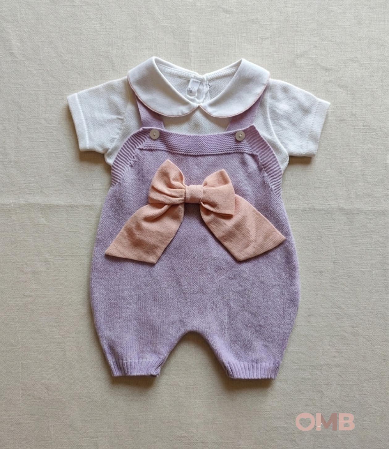 Salopette neonata BABY LORD 396 Lilla 396 LILLA BABY LORD 